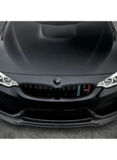 Vorsteiner Glossy Carbon Fiber VRS GTS Front Add On Spoiler BMW F80 M3 | F82 M4 2014-2018                                     - 4000BMV - Image 4