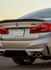 Vorsteiner VRS Aero Glossy Carbon Fiber Rear Diffuser BMW F90 M5 2017-2023                                     - 5250BMV - Image 3