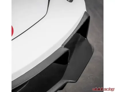 Vorsteiner VX Aero Glossy Carbon Fiber PP 1x1 Front Bumper w/Front Spoiler Ferrari 458 Italia 2010-2015 - FRV1110