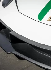 Vorsteiner VX Aero Glossy Carbon Fiber PP 1x1 Front Bumper w/Front Spoiler Ferrari 458 Italia 2010-2015                                     - FRV1110 - Image 8