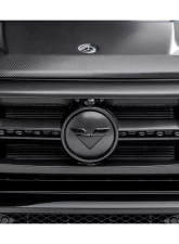 Vorsteiner Glossy Carbon Fiber PP 2x2 Front Grille w/ Separate Center V Part Piece Mercedes Benz G63 AMG 2018+                                     - MEV2005 - Image 12
