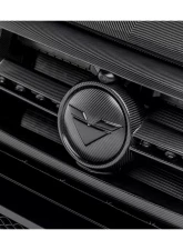 Vorsteiner Glossy Carbon Fiber PP 2x2 Front Grille w/ Separate Center V Part Piece Mercedes Benz G63 AMG 2018+                                     - MEV2005 - Image 5