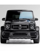 Vorsteiner Glossy Carbon Fiber PP 2x2 Front Grille w/ Separate Center V Part Piece Mercedes Benz G63 AMG 2018+                                     - MEV2005 - Image 6