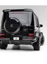 Vorsteiner Glossy Carbon Fiber PP 2x2 Rear Diffuser Mercedes Benz G63 AMG 2018+                                     - MEV2050 - Image 2