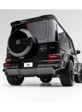 Vorsteiner Glossy Carbon Fiber PP 2x2 Rear Diffuser Mercedes Benz G63 AMG 2018+                                     - MEV2050 - Image 3