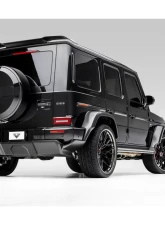 Vorsteiner Glossy Carbon Fiber PP 2x2 Rear Diffuser Mercedes Benz G63 AMG 2018+                                     - MEV2050 - Image 5