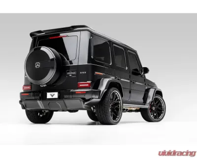 Vorsteiner Glossy Carbon Fiber PP 2x2 Rear Diffuser Mercedes Benz G63 AMG 2018+ - MEV2050