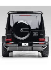 Vorsteiner Glossy Carbon Fiber PP 2x2 Rear Diffuser Mercedes Benz G63 AMG 2018+                                     - MEV2050 - Image 8