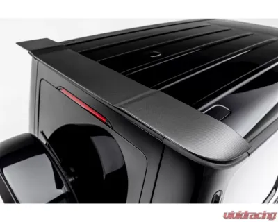 Vorsteiner Glossy Carbon Fiber PP 2x2 Finish Rear Roof Spoiler Mercedez Benz G63 AMG Program 2018+ - MEV2060