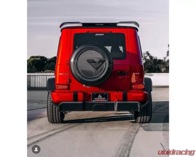 Vorsteiner Glossy Carbon Fiber PP 2x2 Finish Rear Roof Spoiler Mercedez Benz G63 AMG Program 2018+ - MEV2060