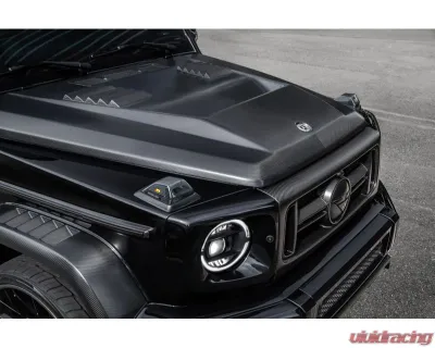 Vorsteiner Glossy Carbon Fiber PP 2x2 Finish Bonnet | Hood Mercedes Benz G63 AMG 2018+ - MEV2080