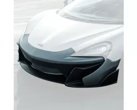 Vorsteiner VX Aero Glossy Carbon Fiber PP 2x2 Front Bumper w/ Front Splitter Mclaren 570S 2015-2021