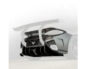 Vorsteiner VX Aero Glossy Carbon Fiber PP 2x2 Rear Bumper w/ Rear Diffuser Mclaren 570S 2015-2021