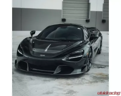 Vorsteiner Silverstone Edition Aero Glossy Carbon Fiber PP 2x2 Hood McLaren 720S 2017-2023 - MVS2080