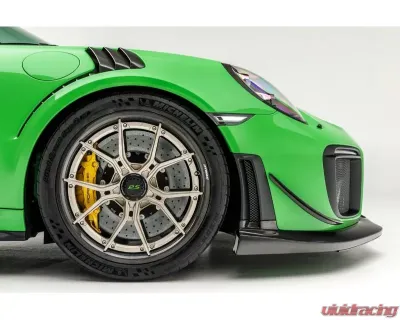 Vorsteiner 2x2 Satin Carbon Fiber PP Front Spoiler Porsche 991 GT2 GW9 Aero Program 2017-2019 - POV2021