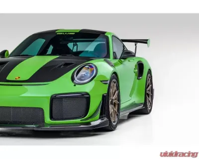 Vorsteiner 2x2 Satin Carbon Fiber PP Front Spoiler Porsche 991 GT2 GW9 Aero Program 2017-2019 - POV2021