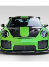 Vorsteiner 2x2 Satin Carbon Fiber PP Front Spoiler Porsche 991 GT2 GW9 Aero Program 2017-2019                                     - POV2021 - Image 5