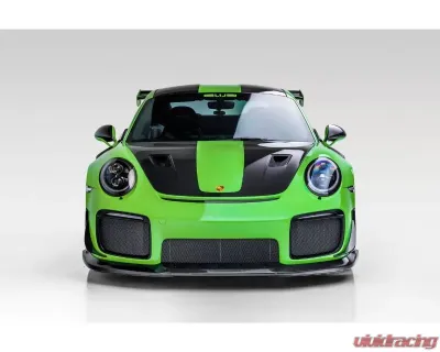 Vorsteiner 2x2 Satin Carbon Fiber PP Front Spoiler Porsche 991 GT2 GW9 Aero Program 2017-2019 - POV2021