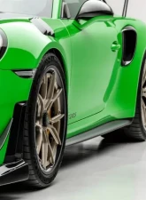 Vorsteiner 2x2 Satin Carbon Fiber PP Side Skirts Porsche 991 GT2 GW9 Aero Program 2017-2019                                     - POV2031 - Image 3