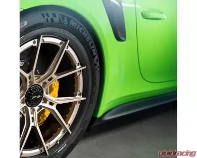 Vorsteiner 2x2 Satin Carbon Fiber PP Side Skirts Porsche 991 GT2 GW9 Aero Program 2017-2019 - POV2031