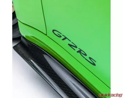 Vorsteiner 2x2 Satin Carbon Fiber PP Side Skirts Porsche 991 GT2 GW9 Aero Program 2017-2019 - POV2031