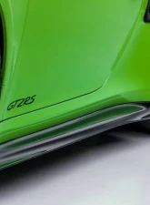 Vorsteiner 2x2 Satin Carbon Fiber PP Side Skirts Porsche 991 GT2 GW9 Aero Program 2017-2019                                     - POV2031 - Image 9