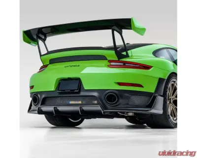 Vorsteiner 2x2 Satin Carbon Fiber PP Rear Diffuser Porsche 991 GT2 GW9 Aero Program 2017-2019 - POV2051