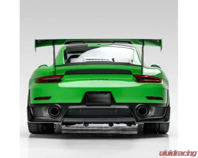 Vorsteiner 2x2 Satin Carbon Fiber PP Rear Diffuser Porsche 991 GT2 GW9 Aero Program 2017-2019 - POV2051