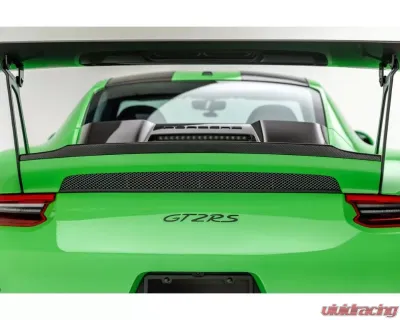 Vorsteiner 2x2 Satin Carbon Fiber PP Rear Decklid Spoiler Porsche 991 GT2 GW9 Aero Program 2017-2019 - POV2061