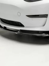 Vorsteiner Volta Aero 2x2 Glossy PP Carbon Fiber Side Skirt Tesla Model 3 2017+                                     - TEV1030 - Image 3