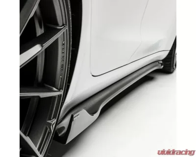 Vorsteiner Volta Aero 2x2 Glossy PP Carbon Fiber Side Skirt Tesla Model 3 2017+ - TEV1030