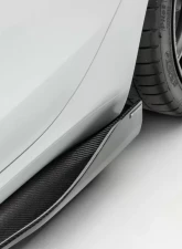 Vorsteiner Volta Aero 2x2 Glossy PP Carbon Fiber Side Skirt Tesla Model 3 2017+                                     - TEV1030 - Image 9