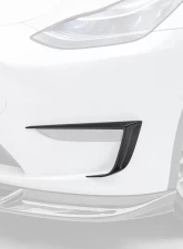 Vorsteiner Glossy Carbon Fiber PP 2x2 Add-On Aero Bumper Flares Tesla Model Y 2020+                                     - TEV2010 - Image 8