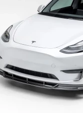 Vorsteiner Glossy Carbon Fiber PP 2x2 Add-On Aero Bumper Flares Tesla Model Y 2020+                                     - TEV2010 - Image 4