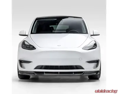 Vorsteiner Glossy Carbon Fiber PP 2x2 Add-On Aero Bumper Flares Tesla Model Y 2020+ - TEV2010