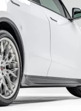 Vorsteiner Glossy Carbon Fiber PP 2x2 Aero Side Skirts Tesla Model Y 2020+                                     - TEV2030 - Image 2