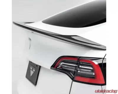 Vorsteiner Glossy Carbon Fiber PP 2x2 Aero Decklid Spoiler Tesla Model Y 2020+ - TEV2060