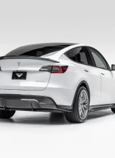 Vorsteiner Glossy Carbon Fiber PP 2x2 Aero Decklid Spoiler Tesla Model Y 2020+                                     - TEV2060 - Image 6