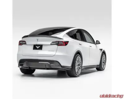 Vorsteiner Glossy Carbon Fiber PP 2x2 Aero Decklid Spoiler Tesla Model Y 2020+ - TEV2060