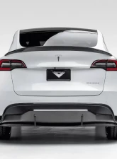 Vorsteiner Glossy Carbon Fiber PP 2x2 Aero Decklid Spoiler Tesla Model Y 2020+                                     - TEV2060 - Image 7