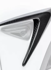 Vorsteiner Glossy Carbon Fiber PP 2x2 Add-On Aero Fender Vents Tesla Model Y 2020+                                     - TEV2090 - Image 7