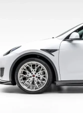 Vorsteiner Glossy Carbon Fiber PP 2x2 Add-On Aero Fender Vents Tesla Model Y 2020+                                     - TEV2090 - Image 5