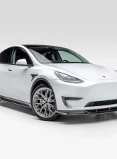 Vorsteiner Glossy Carbon Fiber PP 2x2 Add-On Aero Fender Vents Tesla Model Y 2020+                                     - TEV2090 - Image 6