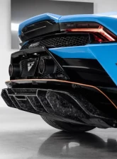 Vorsteiner Monza Edizione Carbon Matrix Rear Diffuser Lamborghini Huracan Evo 2019+                                     - 3055LOV - Image 3