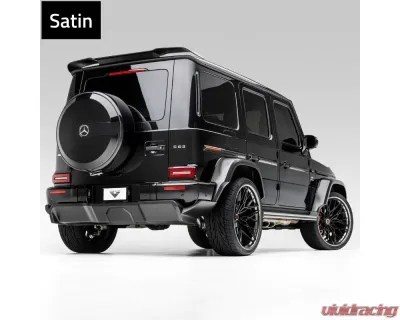 Vorsteiner PP 2x2 Satin Carbon Fiber Aero Rear Diffuser Mercedez Benz G63 AMG Program 2018+ - MEV2051