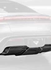 Vorsteiner PP 2x2 Glossy Carbon Fiber Aero Rear Diffuser Porsche Taycan Turbo | Turbo S GW9 2020-2022                                     - POV3050 - Image 7