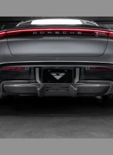 Vorsteiner PP 2x2 Glossy Carbon Fiber Aero Rear Diffuser Porsche Taycan Turbo | Turbo S GW9 2020-2022                                     - POV3050 - Image 5