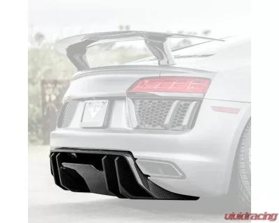 Vorsteiner Glossy Carbon Fiber 2x2 Aero Rear Diffuser Audi R8 2017-2022 - VUD2150