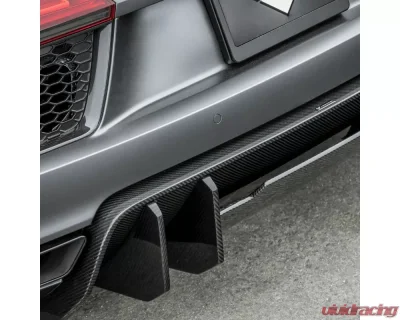 Vorsteiner Glossy Carbon Fiber 2x2 Aero Rear Diffuser Audi R8 2017-2022 - VUD2150