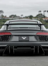 Vorsteiner Glossy Carbon Fiber 2x2 Aero Rear Diffuser Audi R8 2017-2022                                     - VUD2150 - Image 4